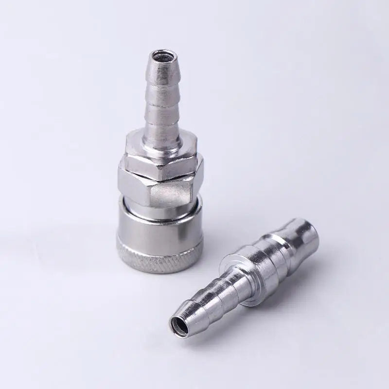 2Pcs Euro Quick Coupler SH20 PH20 Pneumatic Fitting 8mm Tube Pneumatic Quick Coupler Axl