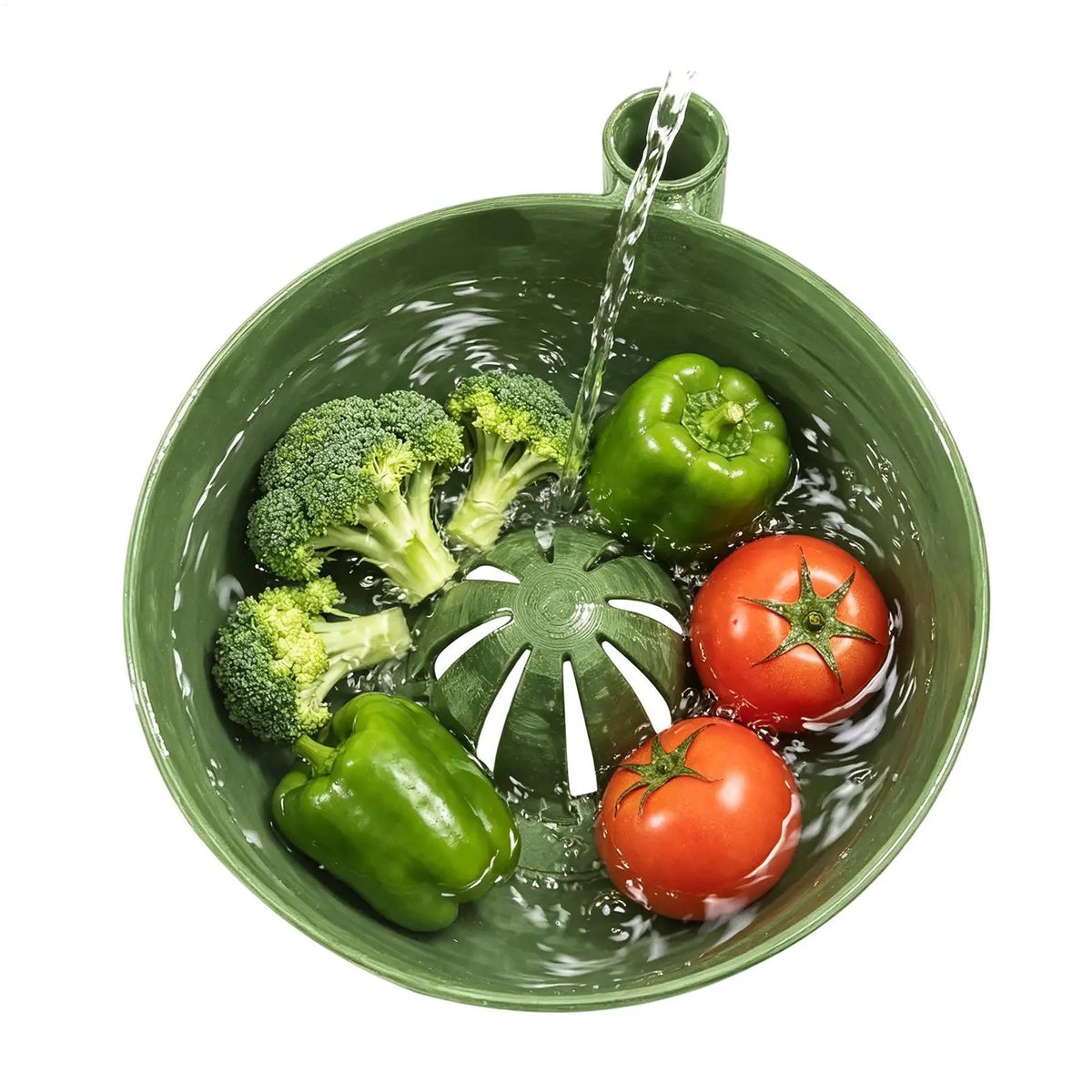Self-Rotating Berry Bowl – 3D Printed Fruit Washing Basket Fruit Washing Bowl Axl