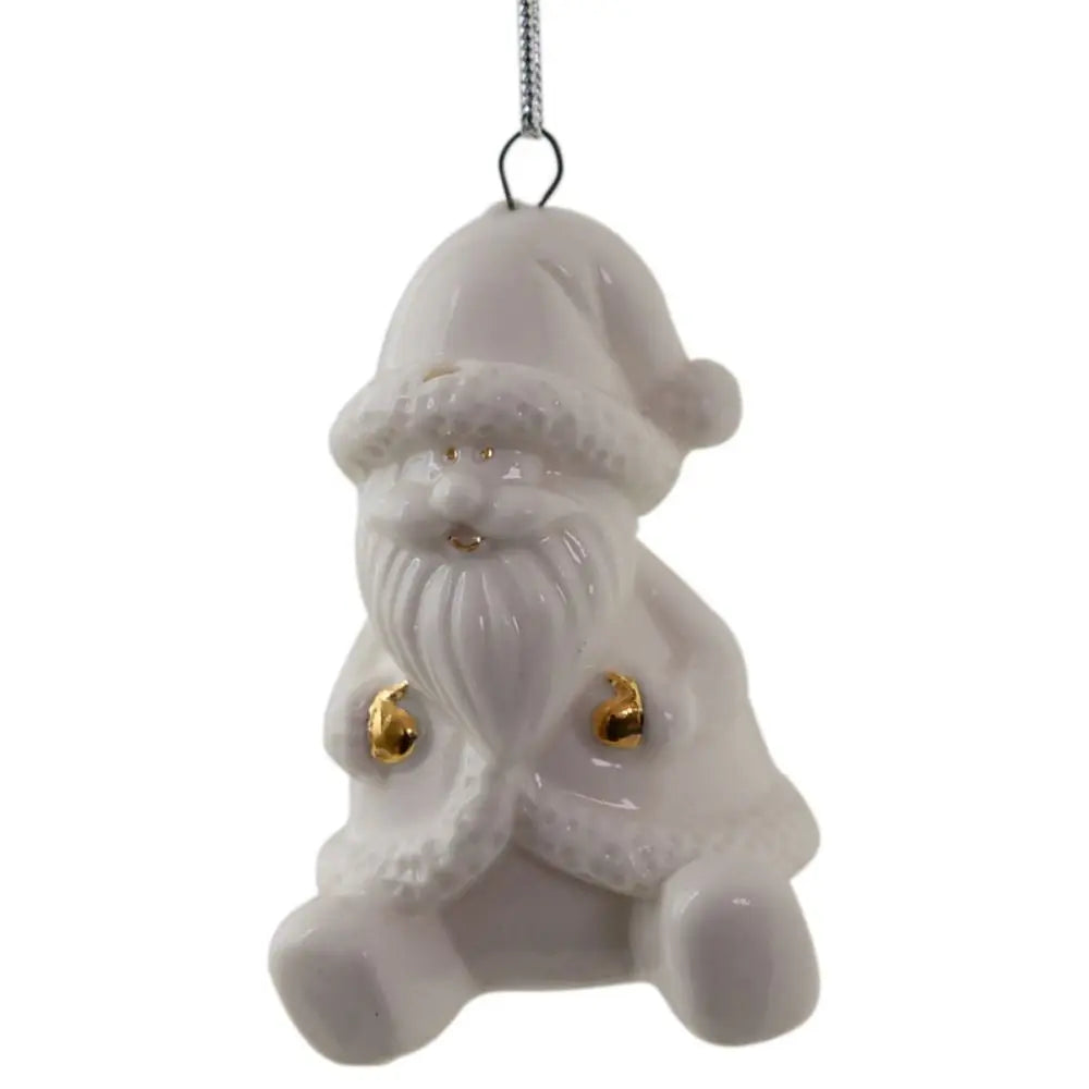 Ceramic Christmas House Pendant – Hollow Snow House Ornament Christmas Ornament Axl