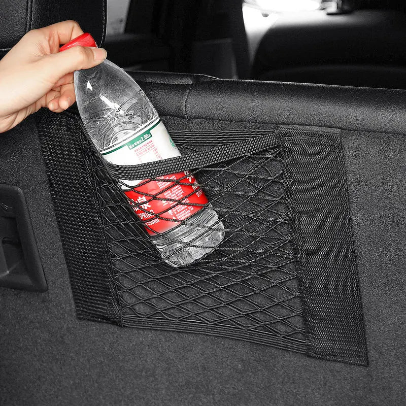 Car Trunk Mesh Organizer Net – Universal Storage Bag Car Trunk Organizer Axl