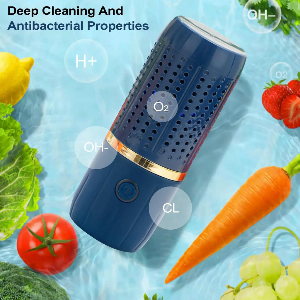 Cordless USB Fruit & Vegetable Cleaner – Portable Food Purifier Food Cleaner Device Axl