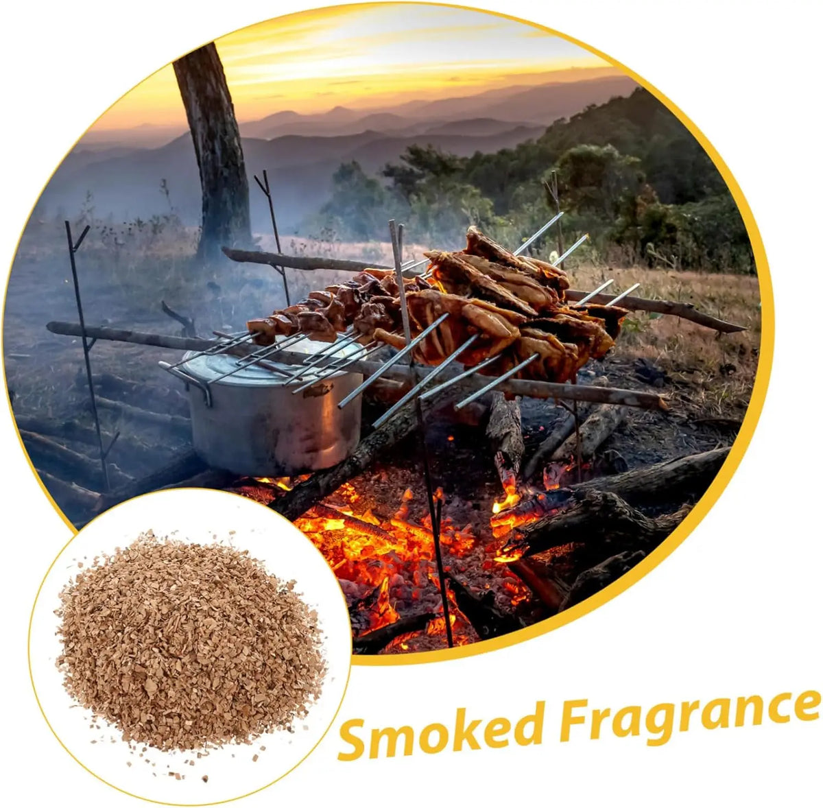 Natural Wood Smoking Chips – BBQ, Whiskey & Cocktail Smoker BBQ Wood Chips Axl
