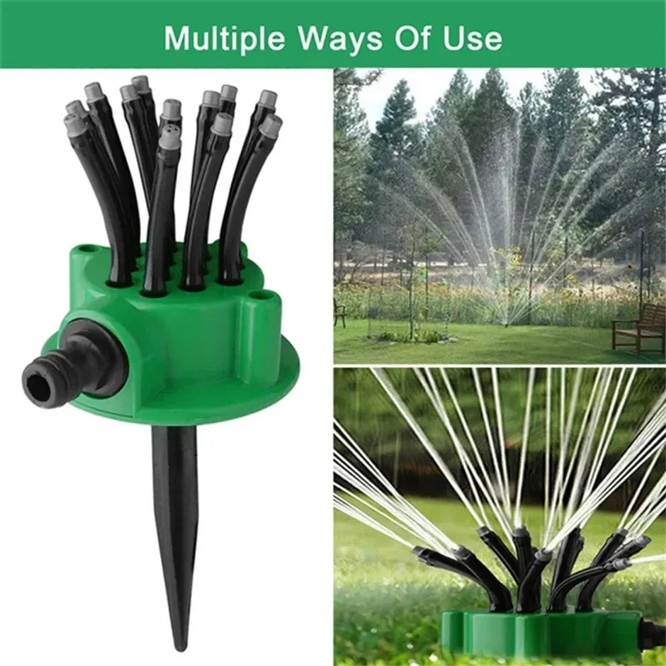 360° Automatic Garden Sprinkler – Gear Drive Lawn Watering Garden Sprinkler Axl