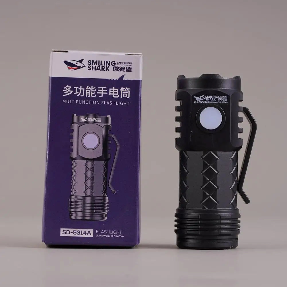Mini 3-LED Flashlight Type-C Rechargeable – Clip-On Pocket Torch Mini LED Flashlight Axl