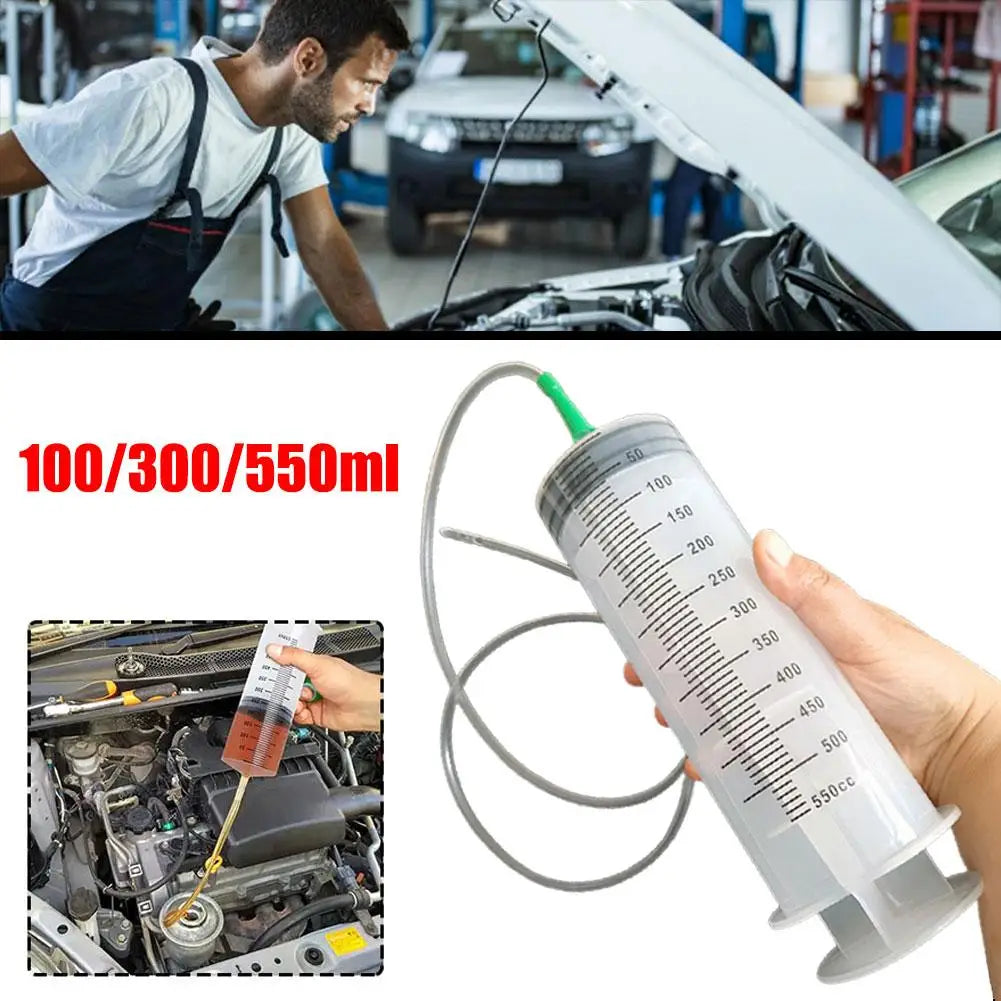 Vacuum Oil Pump Syringe 100/300/550ml – Portable Car Tool Vacuum Oil Pump Axl