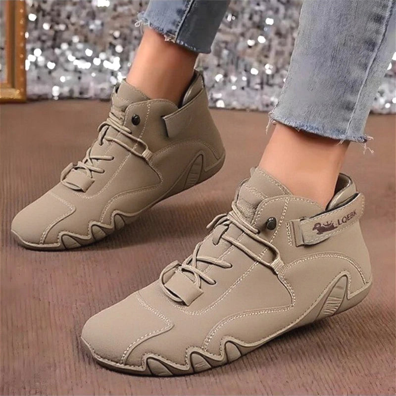 Women's Retro Lace-Up Ankle Boots – Lightweight & Breathable Women's Ankle Boots Axl