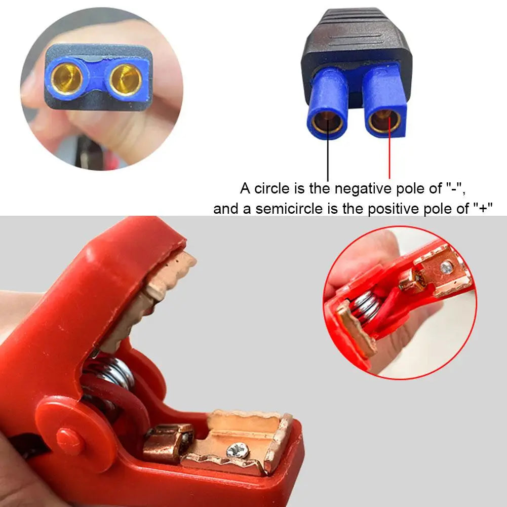 Car Jump Starter Clamp Cable – EC5 Connector 12V 400A Booster Jump Starter Cable Axl
