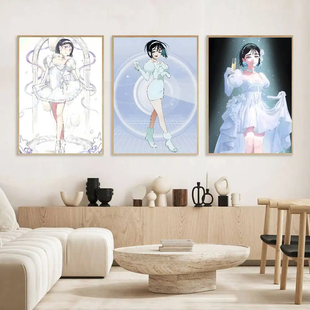 Anime HD Wall Poster – Self-Adhesive Waterproof PVC Décor Wall Poster Axl