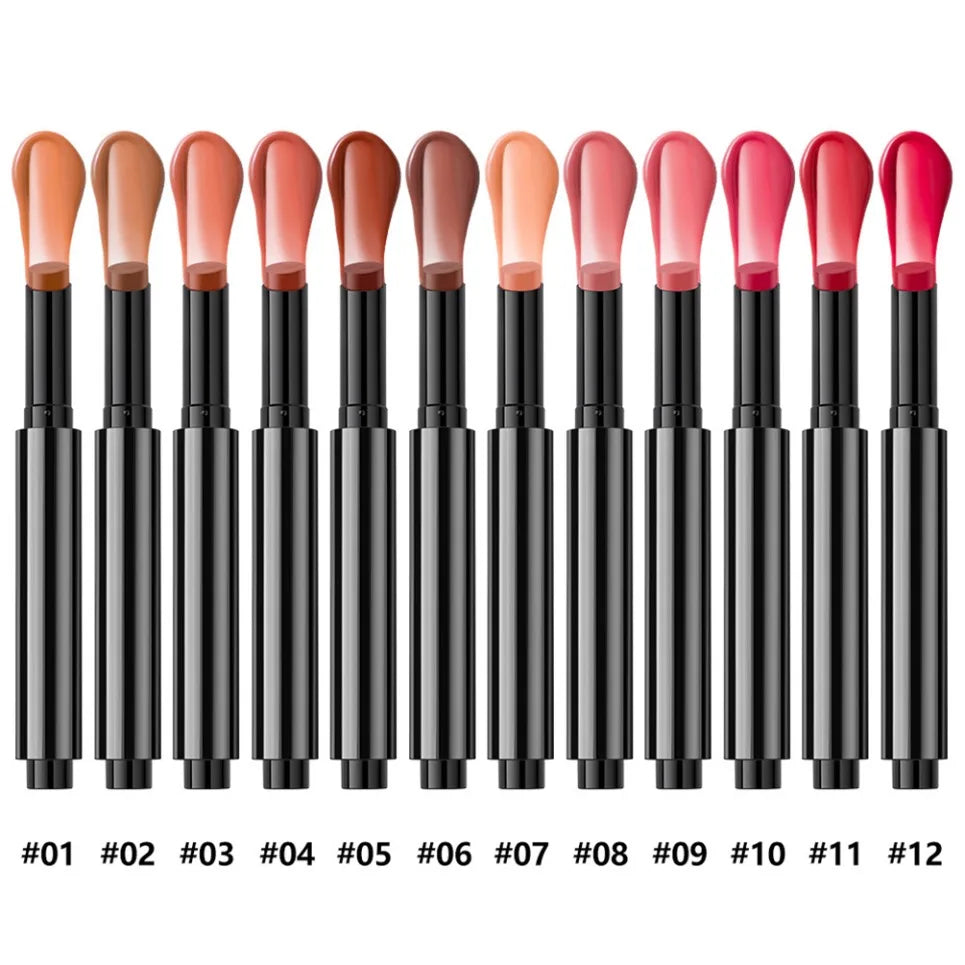 Vegan Mirror Gloss Lipstick – Long-Lasting, Moisturizing, Multi-Color Mirror Gloss Lipstick Axl