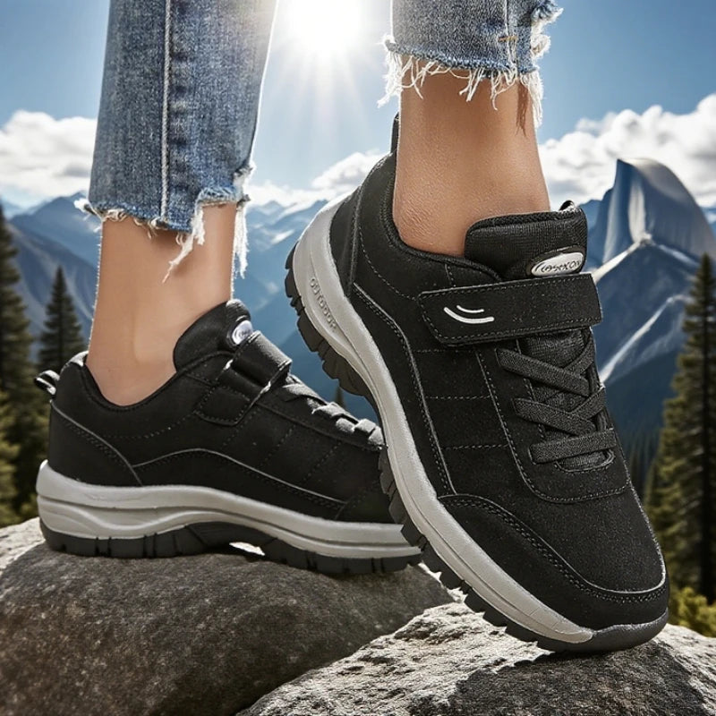 AZGB Women's Breathable Slip-On Sneakers – Thick Sole, All-Season Women's Sneakers Axl