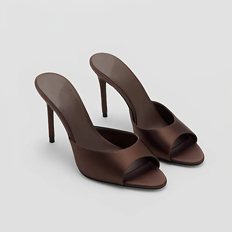 Women's Roman High Heel Sandals – Open Toe Slip-On Slides High Heel Sandals Axl