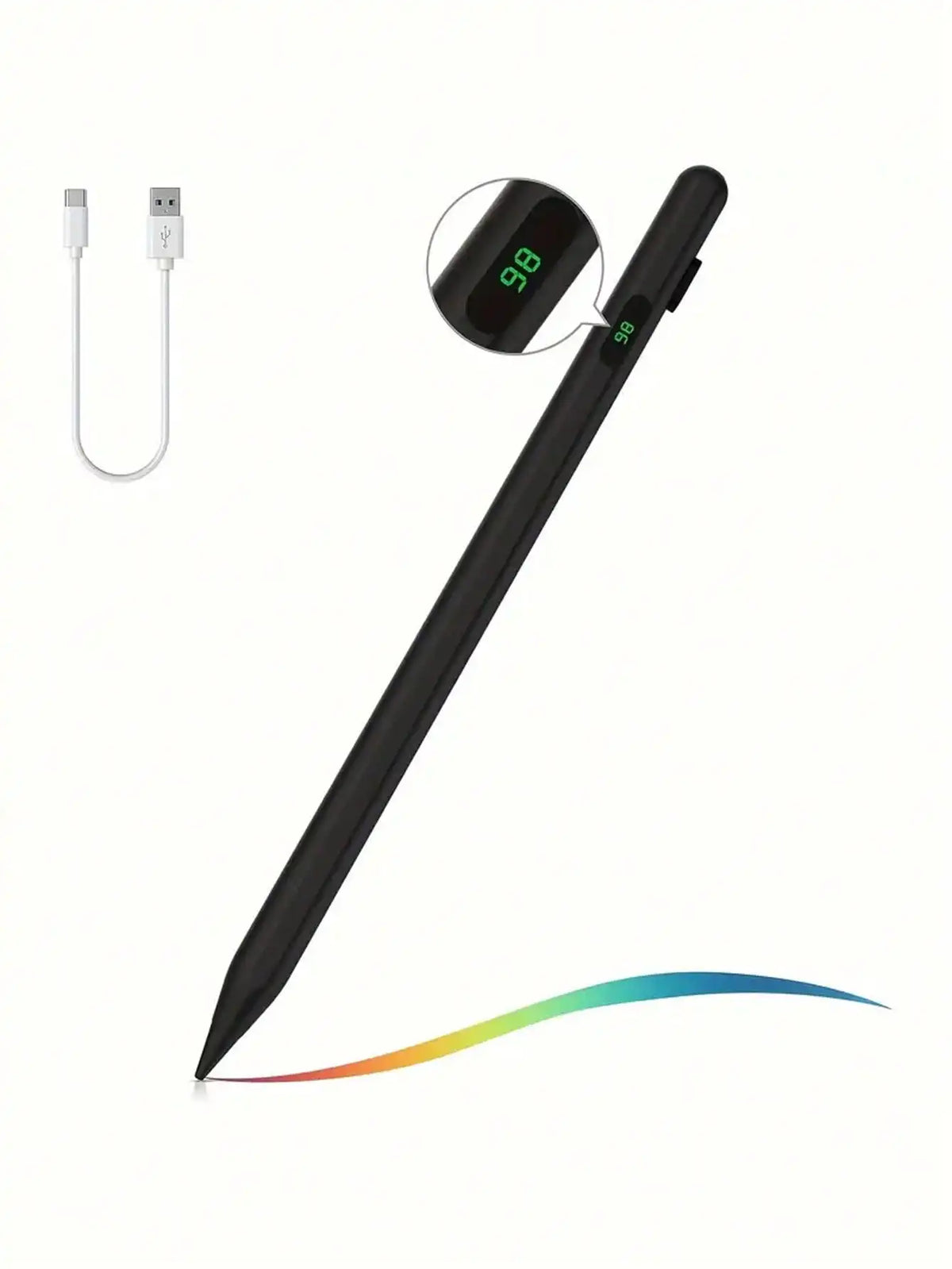 Universal Stylus Pen for iOS, Android & Windows Tablet Capacitive Stylus Pen Axl black