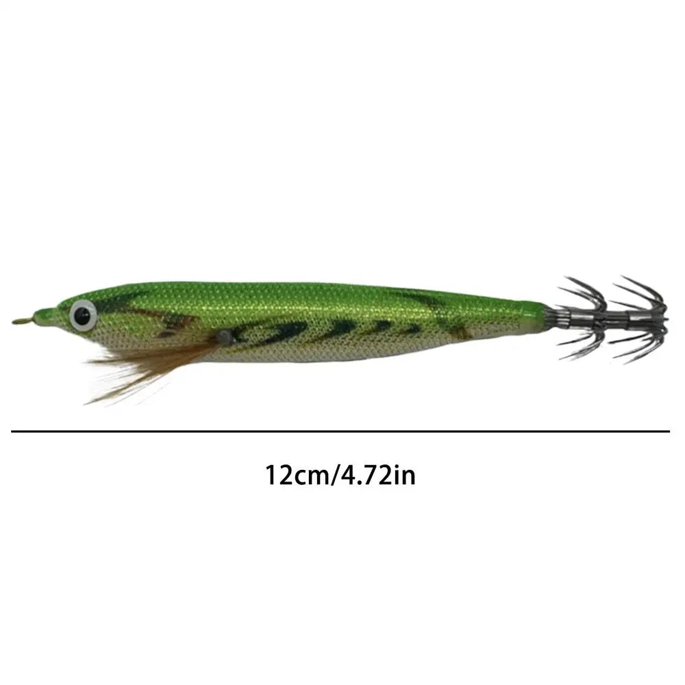 Glowing Squid Jig 4.7in | Sound Beads Saltwater Fishing Lure Squid Fishing Jig Axl Style B