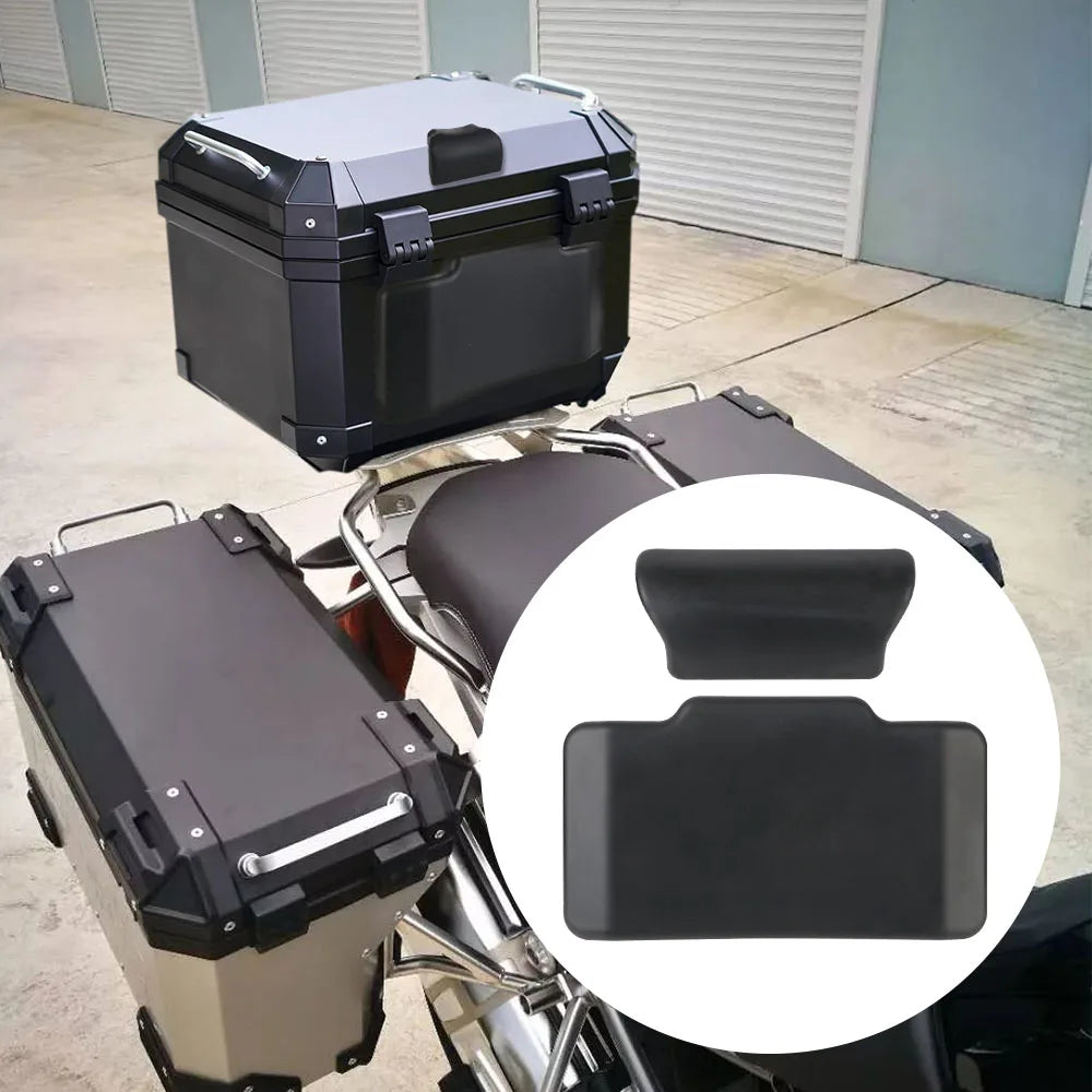 Universal Motorcycle Passenger Backrest Pad – PU Cushion Motorcycle Backrest Pad Axl