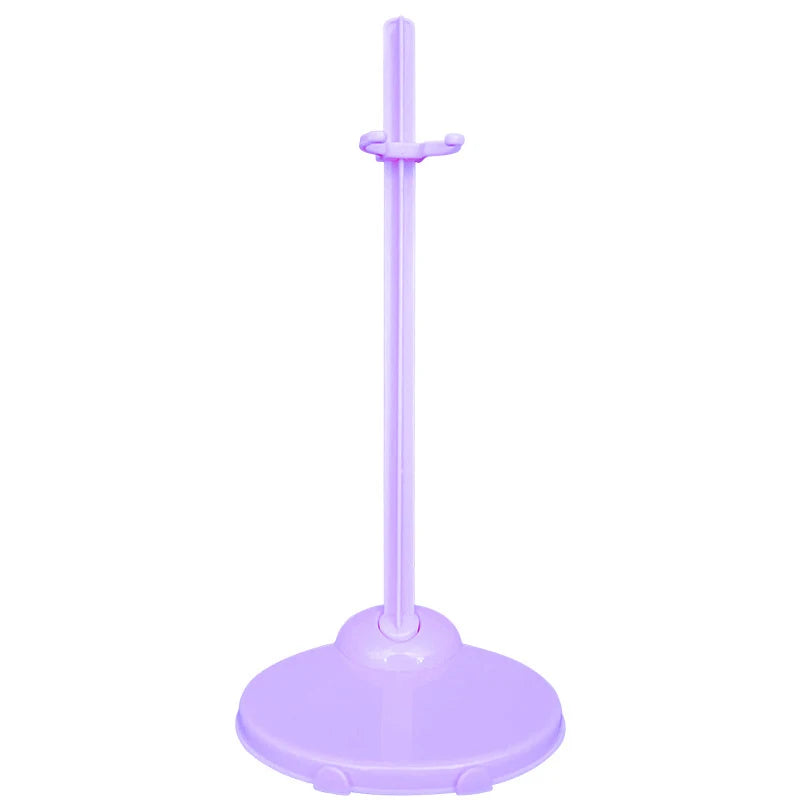 2PCS Clear Doll Display Stand – 1/6 Figure & Toy Holder Doll Display Stand Axl Light purple