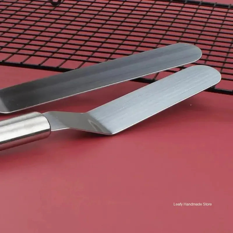 Stainless Steel Cake Icing Spatula 6 8 10 12 Inch Frosting Tool Cake Icing Spatula Axl