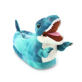 Dinosaur Furry Slippers – Kids & Adult Animal Slides Animal Plush Slippers Axl Tyrannosaurus Blue Aldult CN 35-42