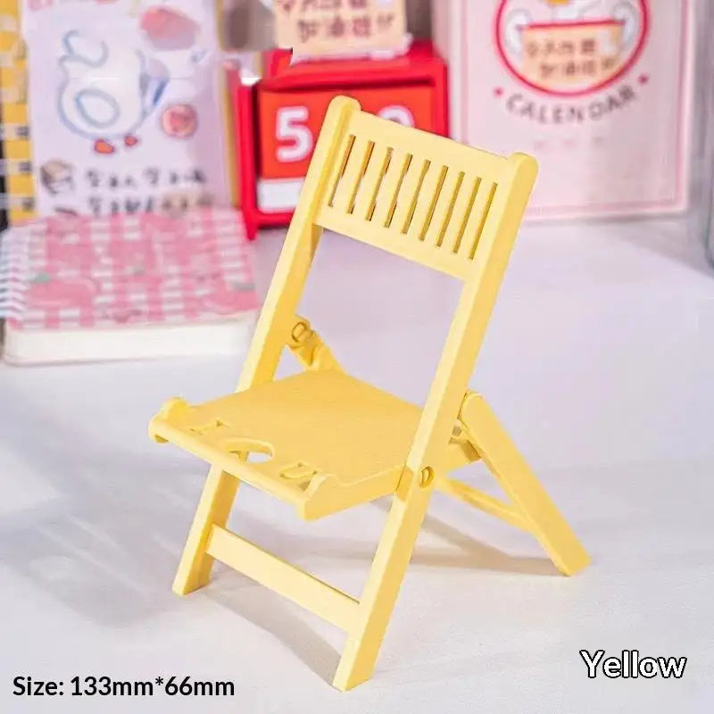 Mini Beach Chair Phone Stand – Foldable Desktop Tablet Holder Phone Stand Axl A11
