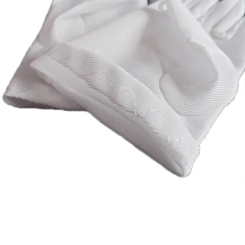 White Satin Kids Gloves – Flower Girl Wedding & Party Gloves Kids Formal Gloves Axl