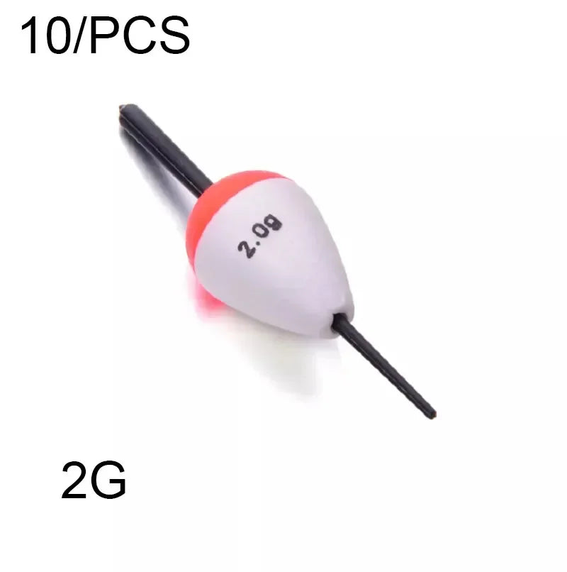 10-Pack Foam Fishing Floats – Big Belly Long Casting Bobbers Fishing Floats Axl 10 Pcs 2G