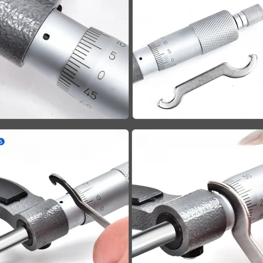 Mechanical Outside Micrometer 0–100mm Metric Gauge | 0.01mm Mechanical Micrometer Axl