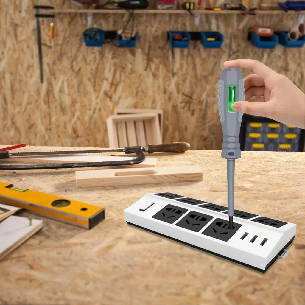 2-in-1 Voltage Tester Screwdriver with LED Light Display Voltage Tester Screwdriver Axl