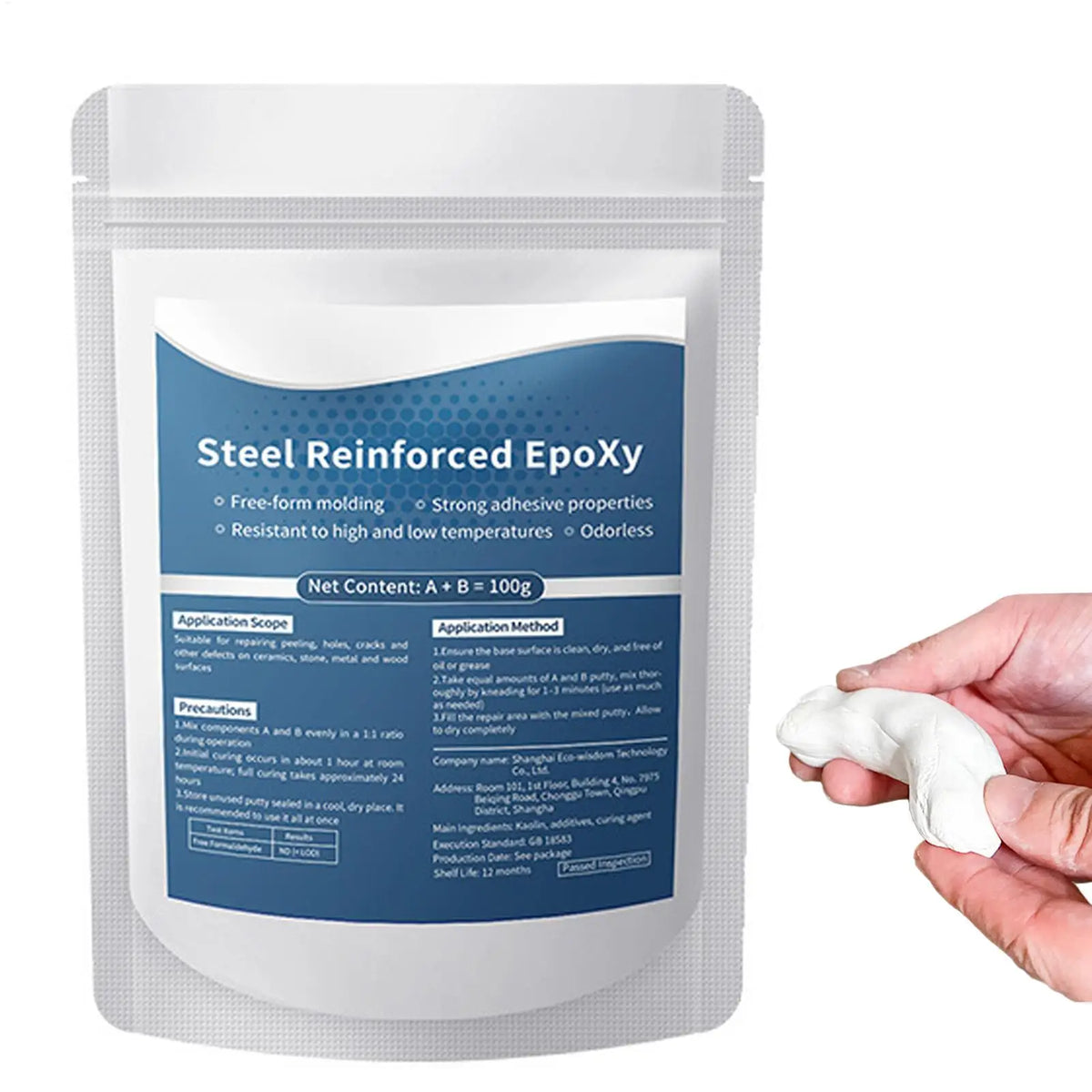 Steel Reinforced Epoxy Putty – Waterproof High-Strength Filler Epoxy Repair Putty Axl