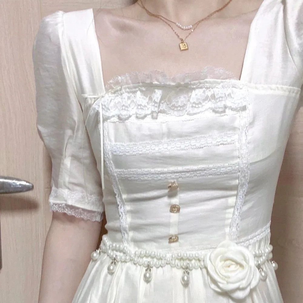 Elegant Pearl Waist Chain Belt for Women – Dress Strap Pearl Waist Belt Axl