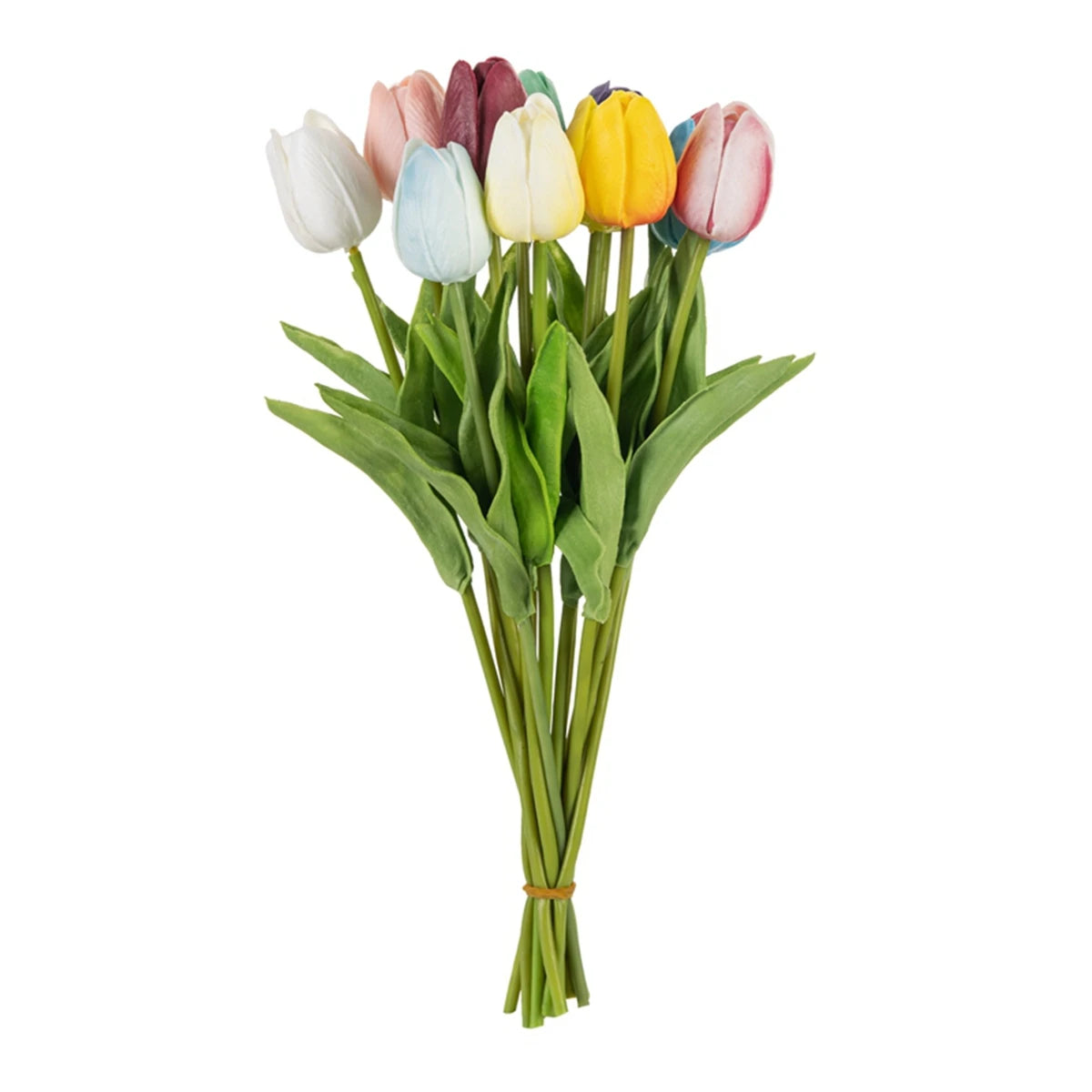 10 PCS Real Touch Artificial Tulips – Wedding & Home Decor Artificial Flowers Axl