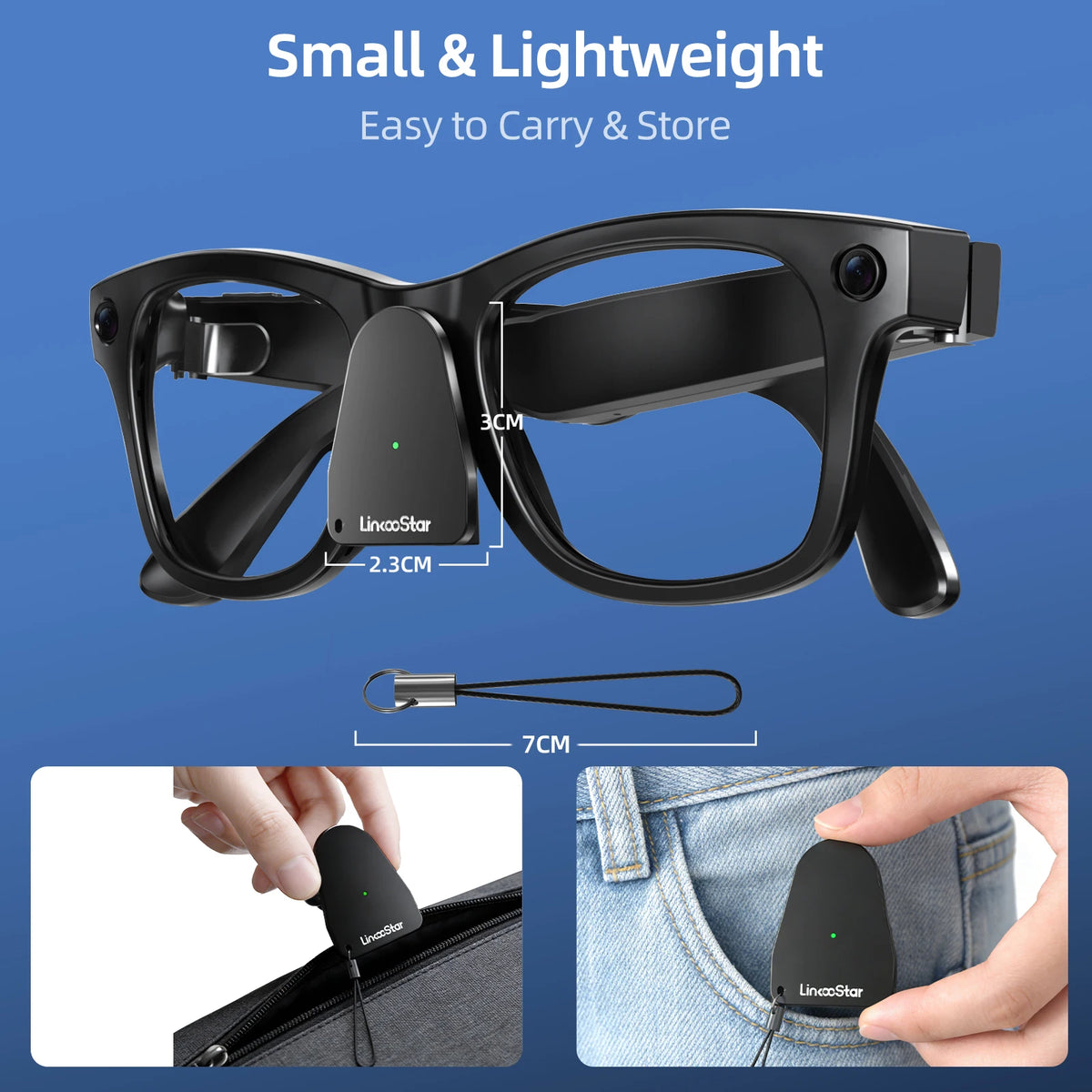 USB-C Charging Adapter for Ray-Ban Meta Gen 1 & 2 Smart Glasses Charging Adapter Axl
