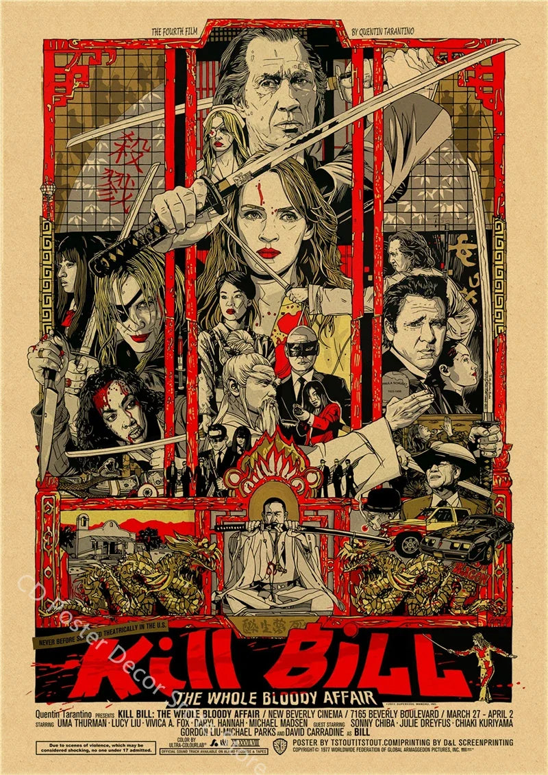 Vintage Retro Movie Poster – Classic Film Wall Art Print