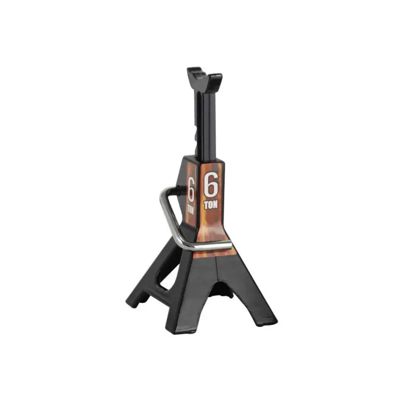 RC Car Scale Jack Stands – Metal Lift for 1/24 & 1/18 Models RC Scale Accessory Axl Black 6T No plug