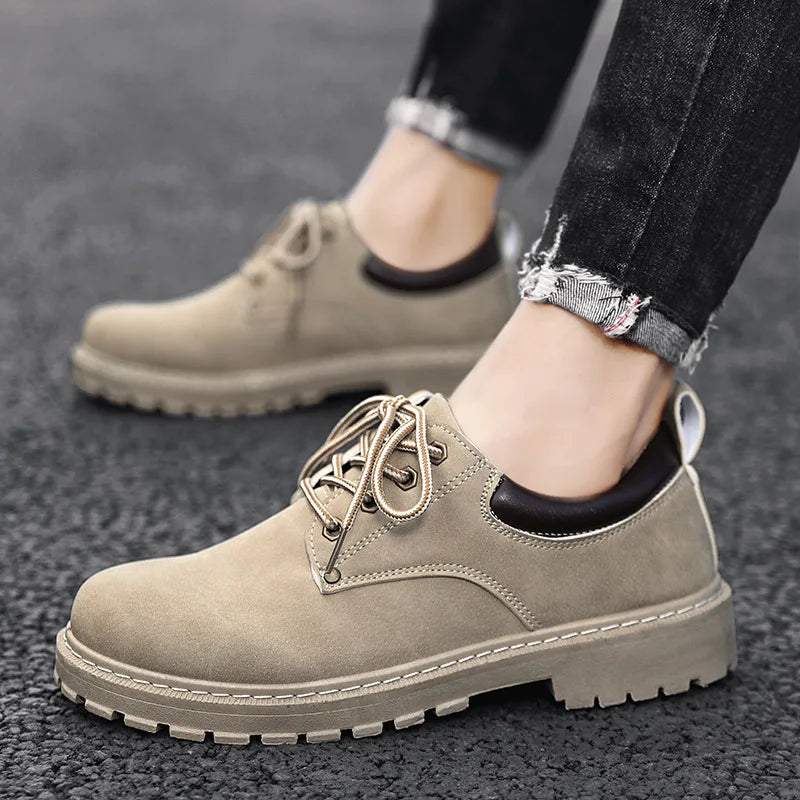 Men's Platform Oxford Shoes – Lace-Up Casual Dress Loafers Men's Oxford Shoes Axl