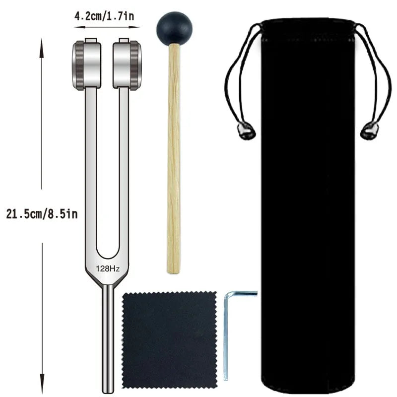 128 Hz Tuning Fork – Clinical Grade Sound Healing Instrument Sound Healing Fork Axl Default Title