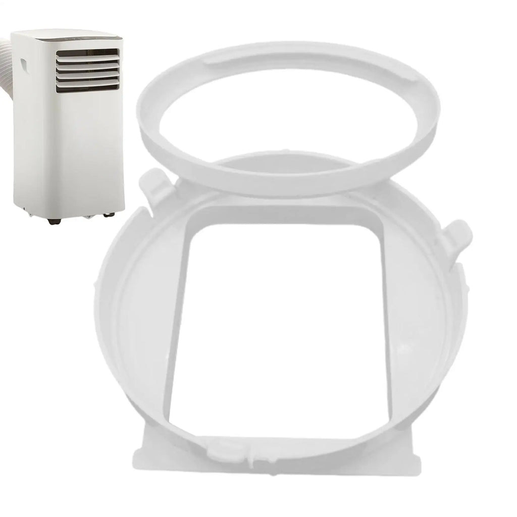 Flat AC Exhaust Hose Window Adapter | Square Quick Connector AC Hose Adapter Axl