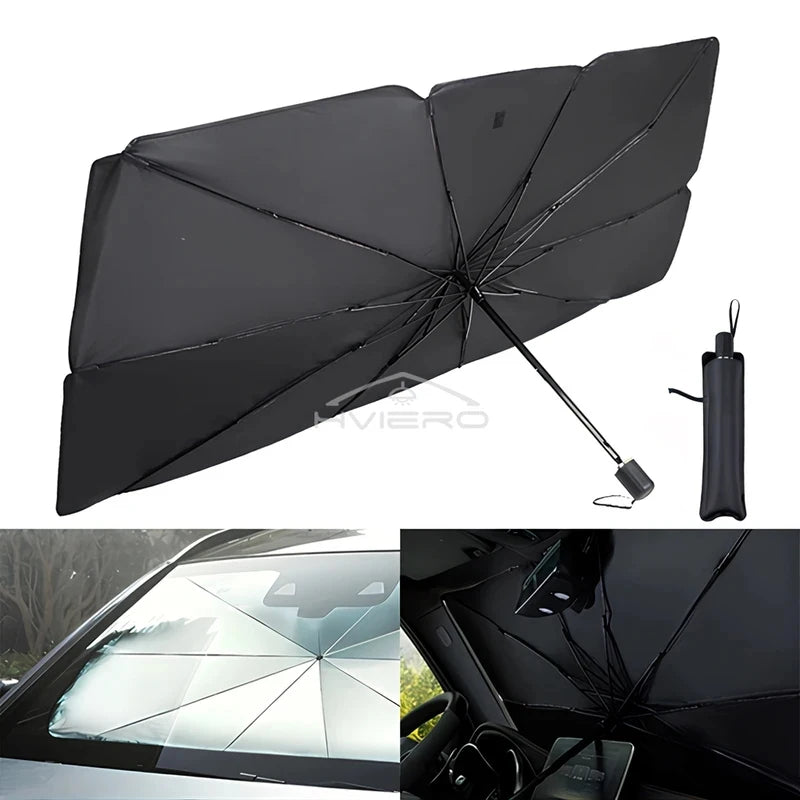 Foldable Car Windshield Sunshade – UV Blocking Front Cover Car Windshield Sunshade Axl