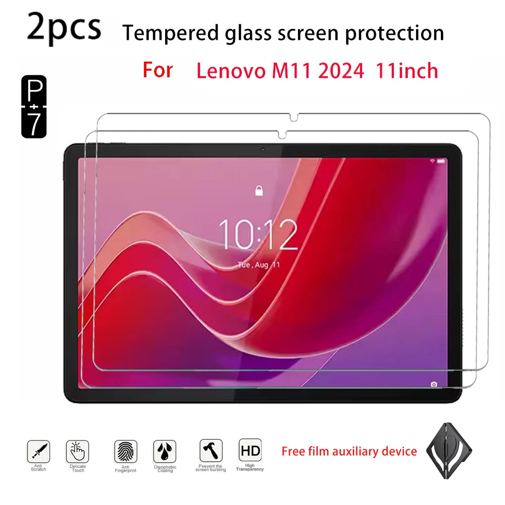2-Pack Tempered Glass Screen Protector – Lenovo 11" Tablet Tablet Screen Protector Axl for M11 2024