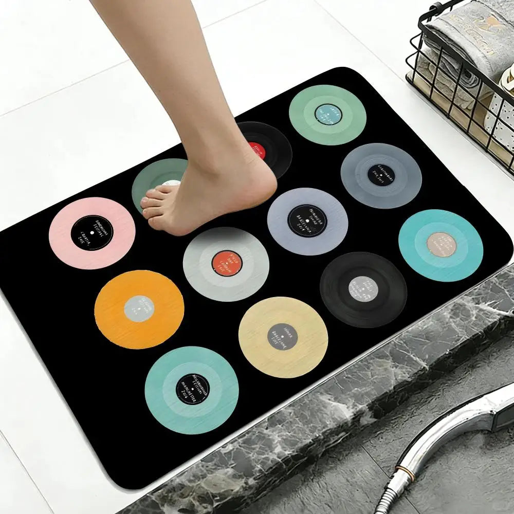 Diatomite Bath Mat – Quick Dry, Anti-Slip Cartoon Pattern Bath Mat Axl