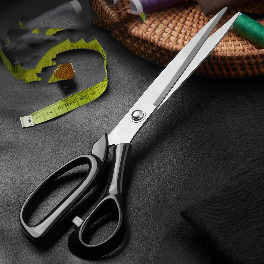 8-Inch Stainless Steel Tailor's Scissors – Professional Fabric Shears Tailor's Fabric Scissors Axl