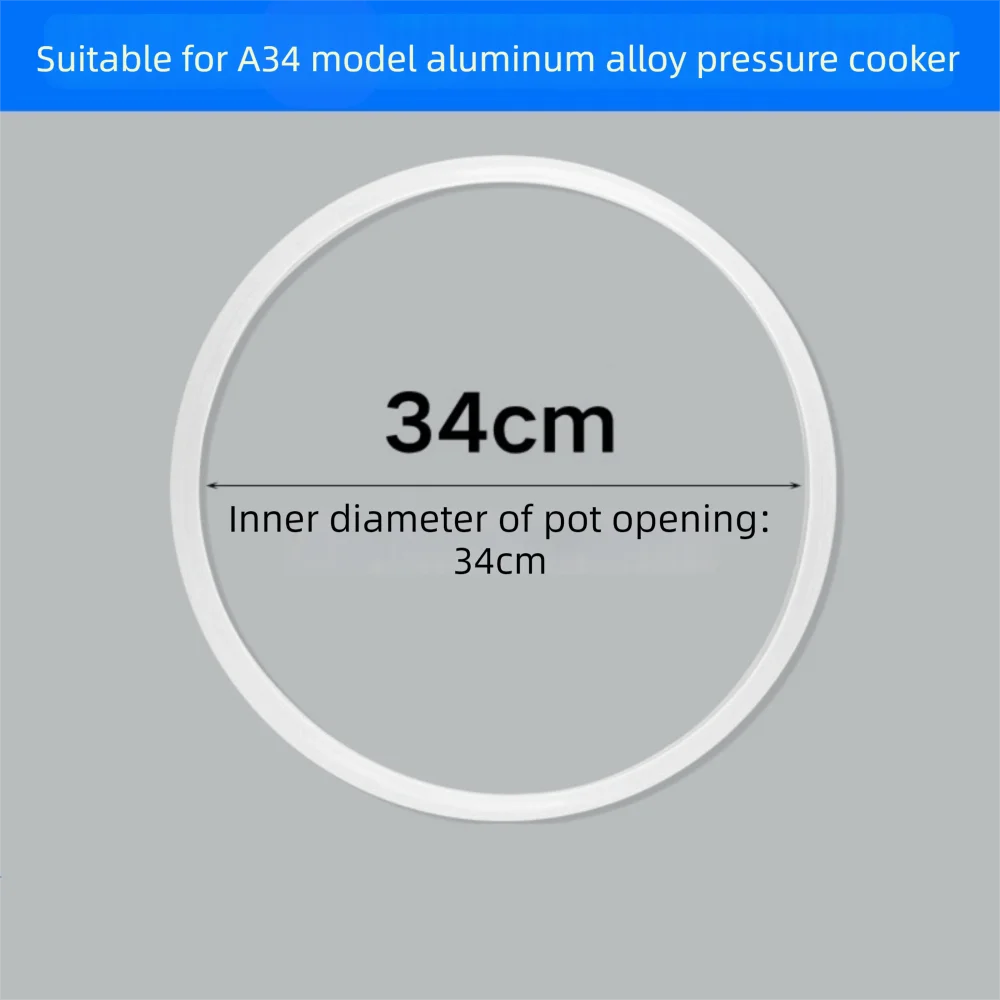 Silicone Pressure Cooker Sealing Ring – 18–28 cm Replacement Pressure Cooker Gasket Axl 34cm