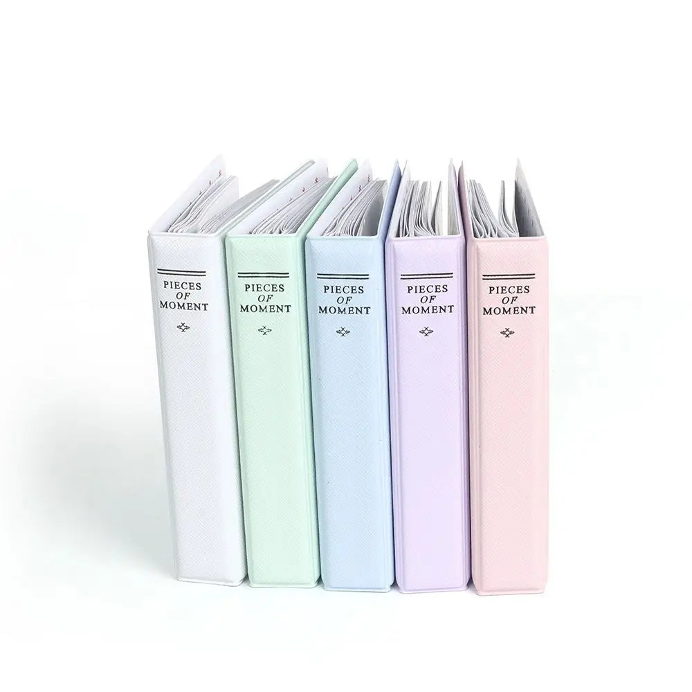 64-Pocket Instax Mini Photo Album – PU Leather 3" Picture Book Instant Photo Album Axl