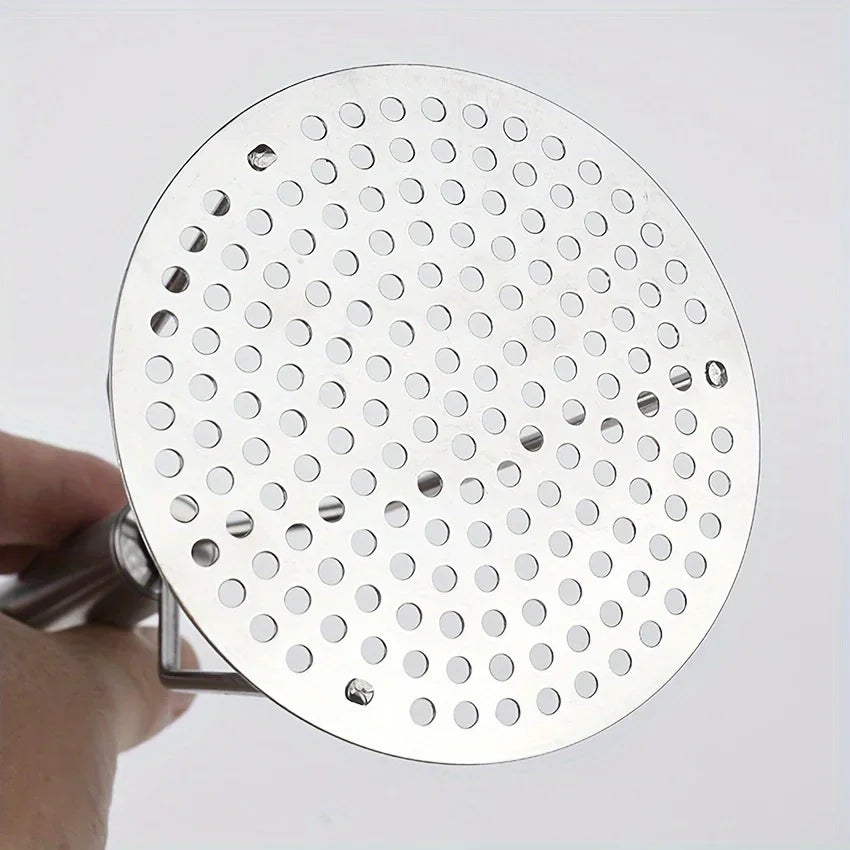 Stainless Steel Potato Masher & Juicer | Comfort Grip Handle Potato Masher Axl