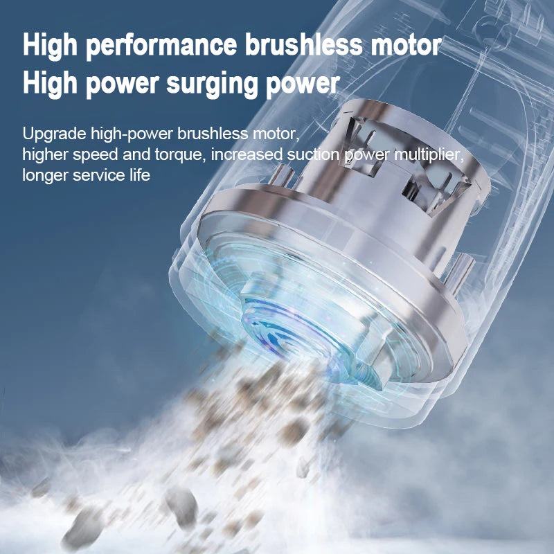 BALASHOV Cordless Vacuum 30000Pa Brushless – Home & Car Cordless Vacuum Cleaner Axl
