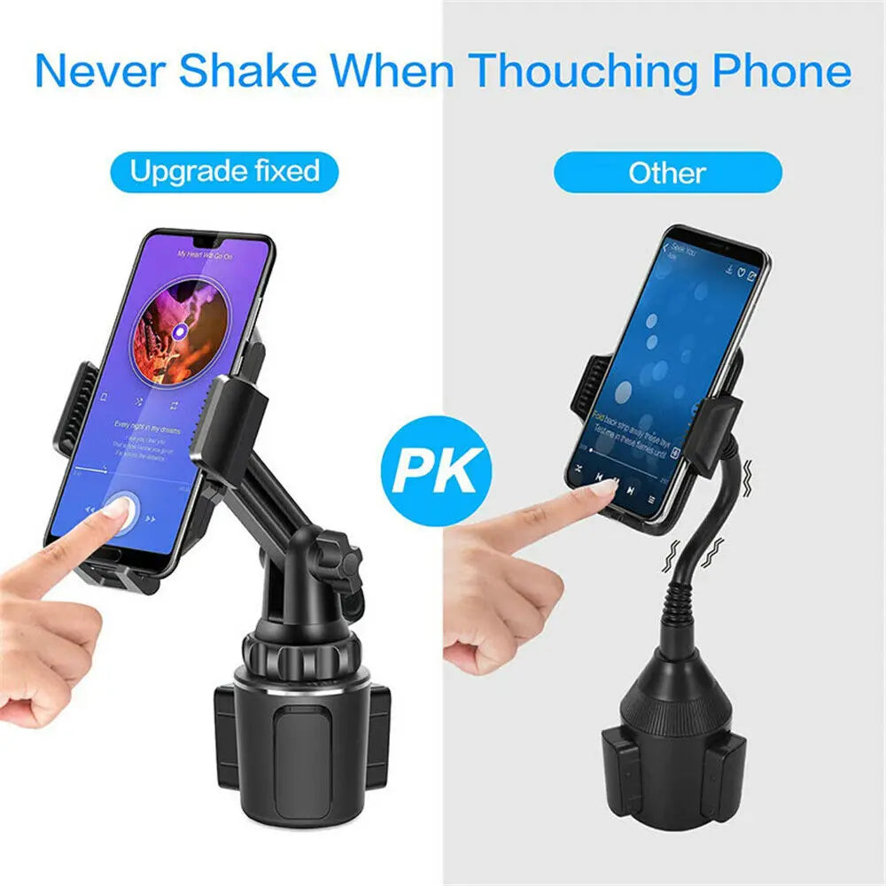 Universal Car Cup Holder Phone Mount – 360° Adjustable Stand Car Phone Mount Axl
