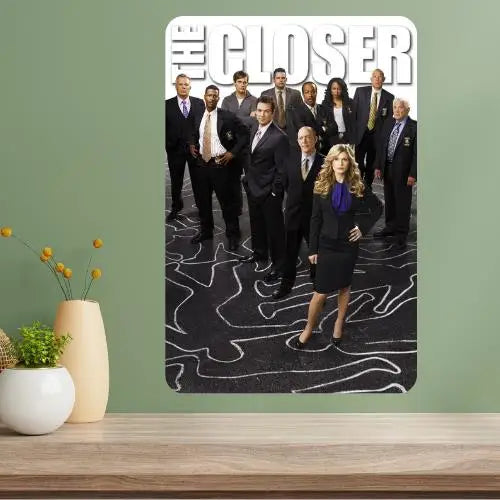 The Closer TV Show Metal Poster Sign – Retro Aluminum Wall Art Metal Wall Sign Axl aluminum sign aluminum 40x30cm