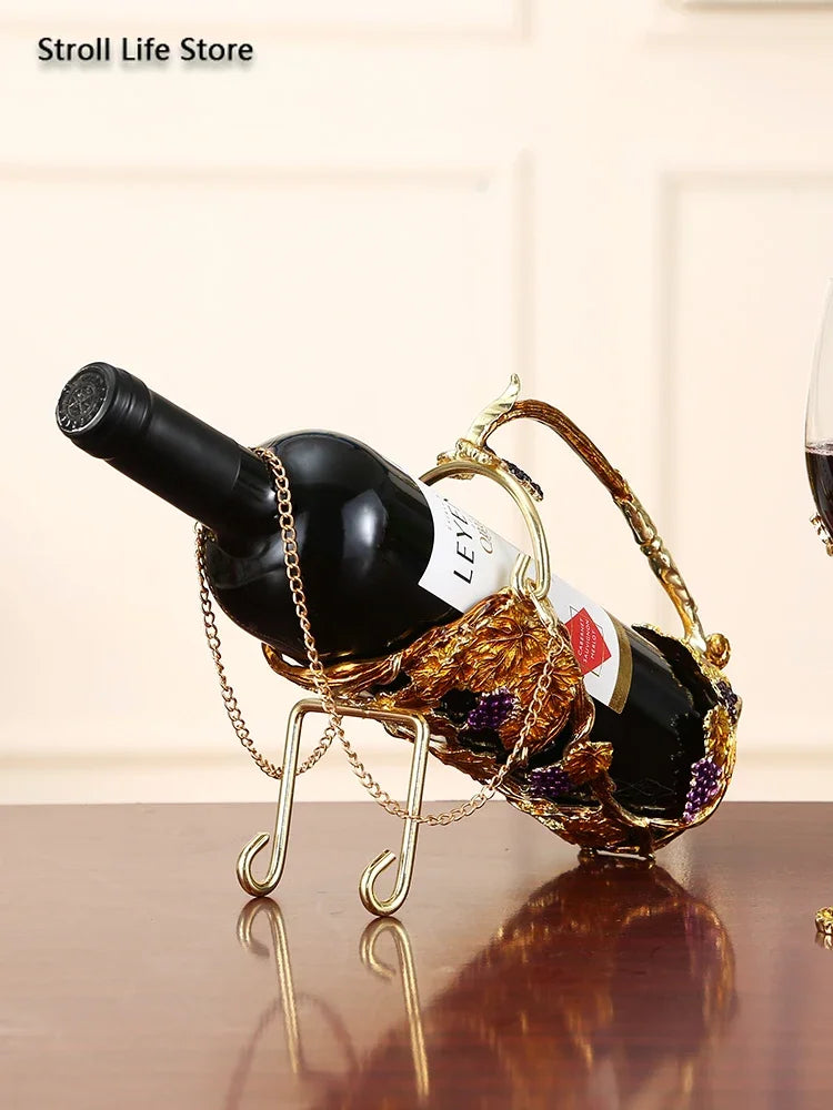 Enamel Crystal Wine Glass & Decanter Set | Gift Box Crystal Wine Glass Set Axl