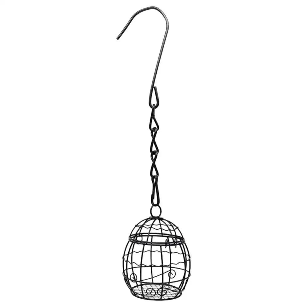 Metal Hanging Suet Ball Bird Feeder with Hook – Garden & Yard Suet Ball Bird Feeder Axl As show