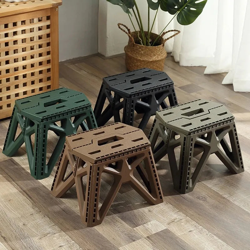 Portable Folding Stool Chair – Camping, Hiking, Fishing & BBQ Folding Camping Stool Axl