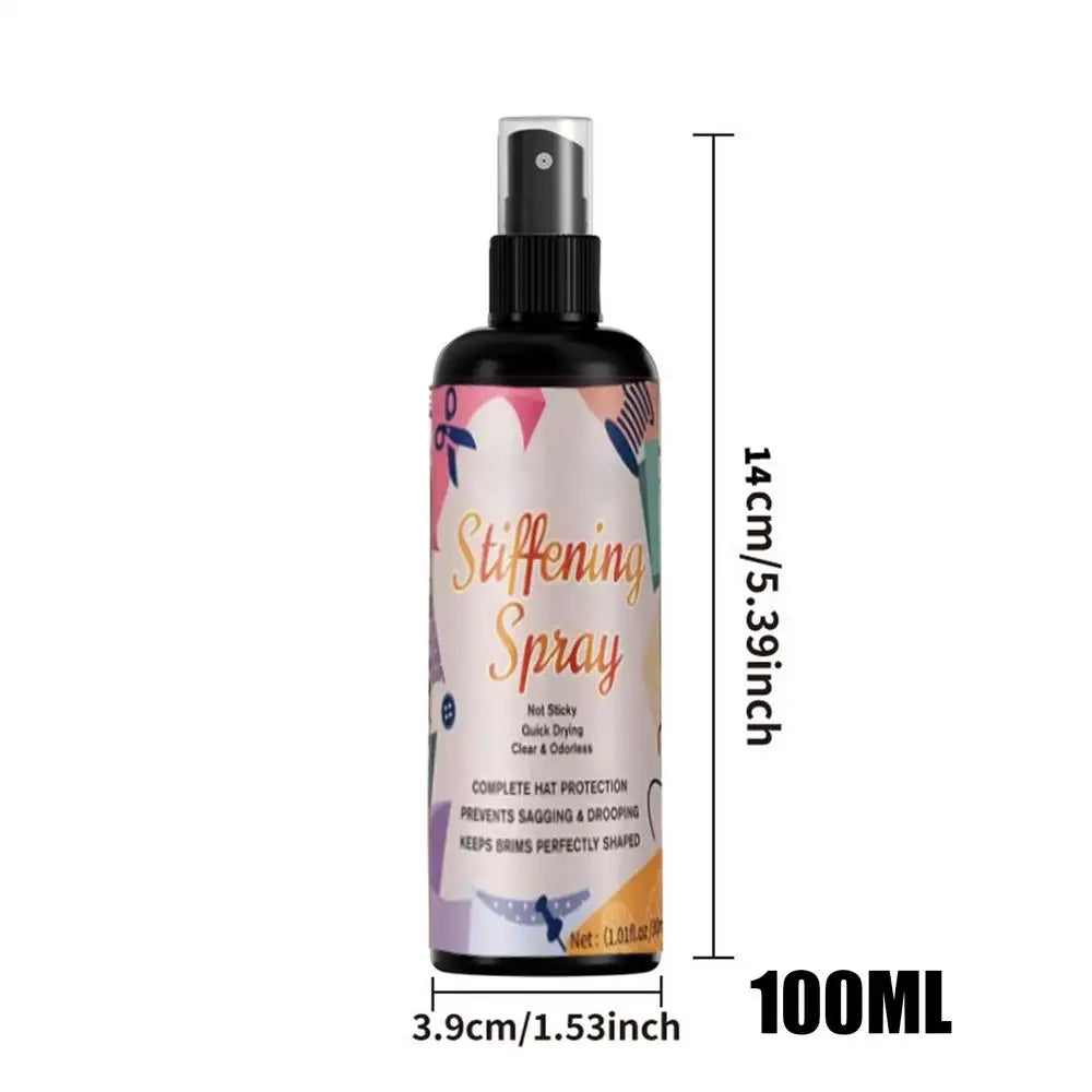 100ml Fabric Stiffener Spray – Non-Toxic, Water-Based for Crafts Fabric Stiffener Spray Axl 1pcs