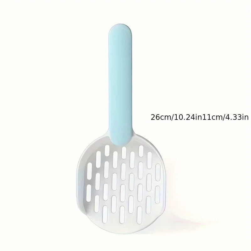 Cat Litter Shovel Set – Large & Small Scoops for Cat Box Cat Litter Scoop Set Axl Light White Blue